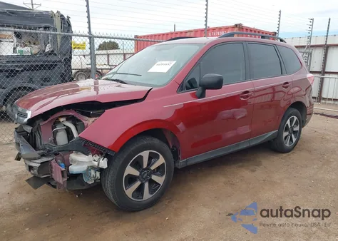 2018 Subaru Forester 2.5I from USA, damaged, VIN JF2SJABC1JH446987